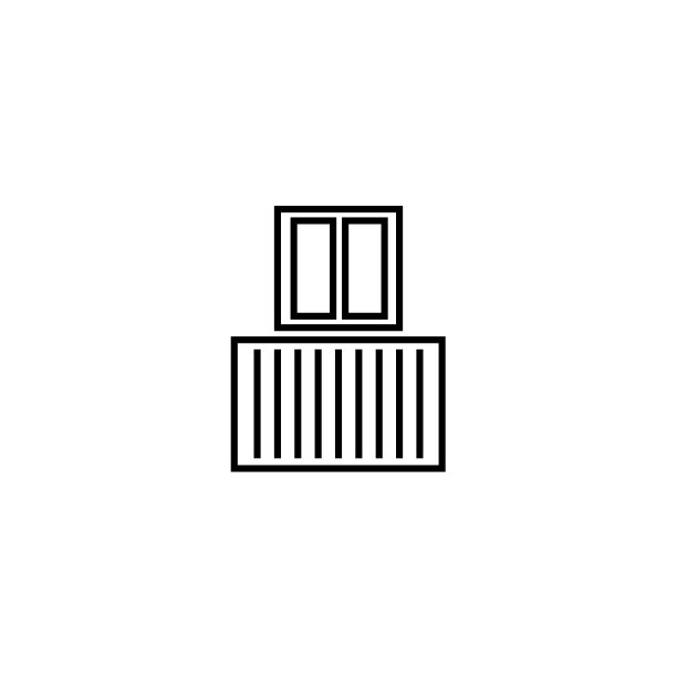 阳台带窗牌图片下载