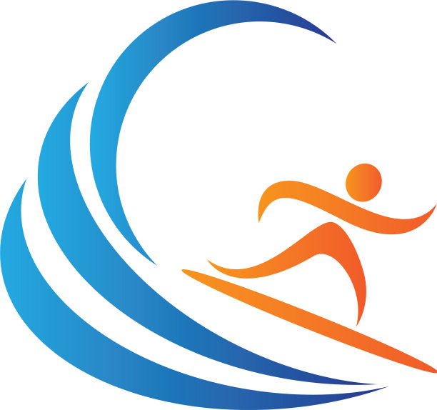 冲浪标志模板图标图片下载