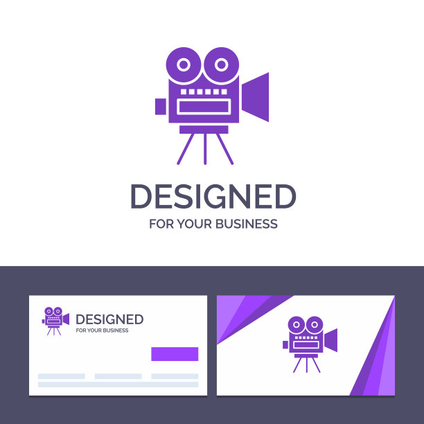 创意名片和标志模板相机图片下载