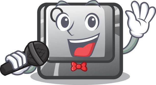 唱歌按钮q字符形状图片下载