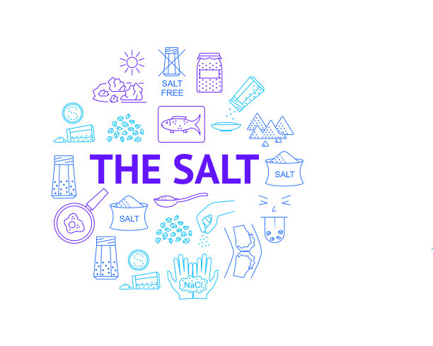 盐标志细线圆设计模板AD图片下载