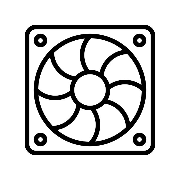 排气扇线性图标图片下载