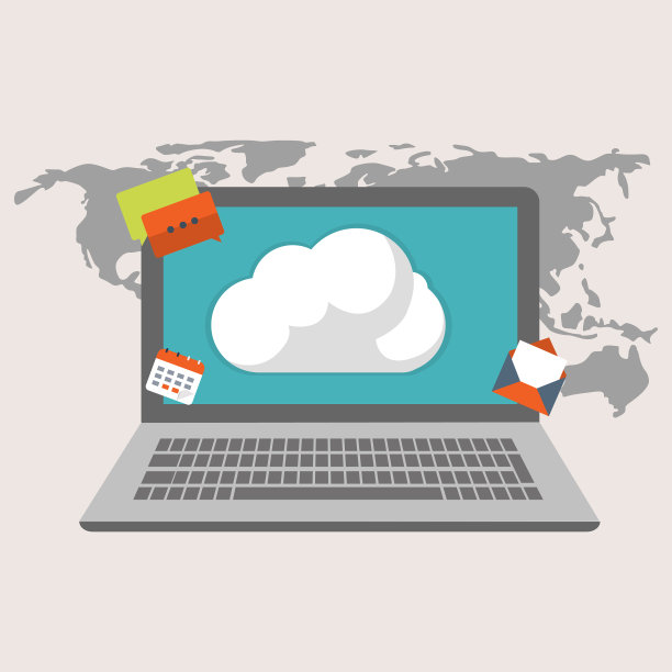 云存储概念白背景- il图片下载