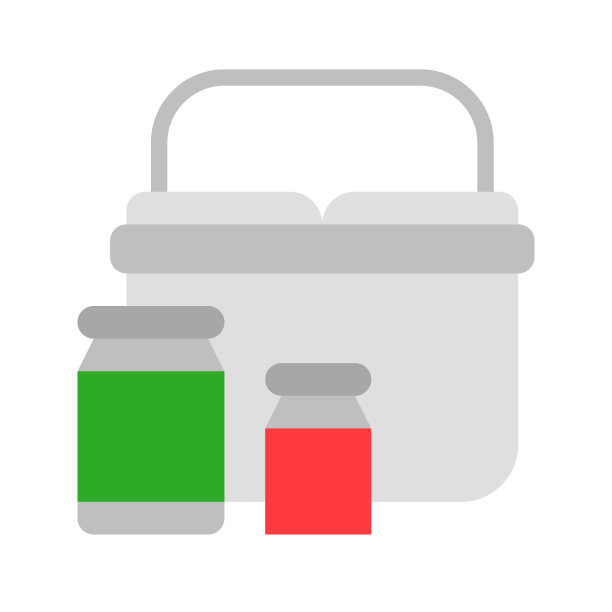 凉爽的篮子烧烤相关的平面风格图标图片下载