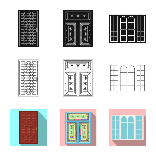门和前门标志图片下载