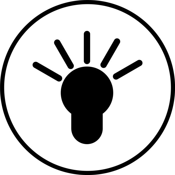 创意灯泡图标图片下载