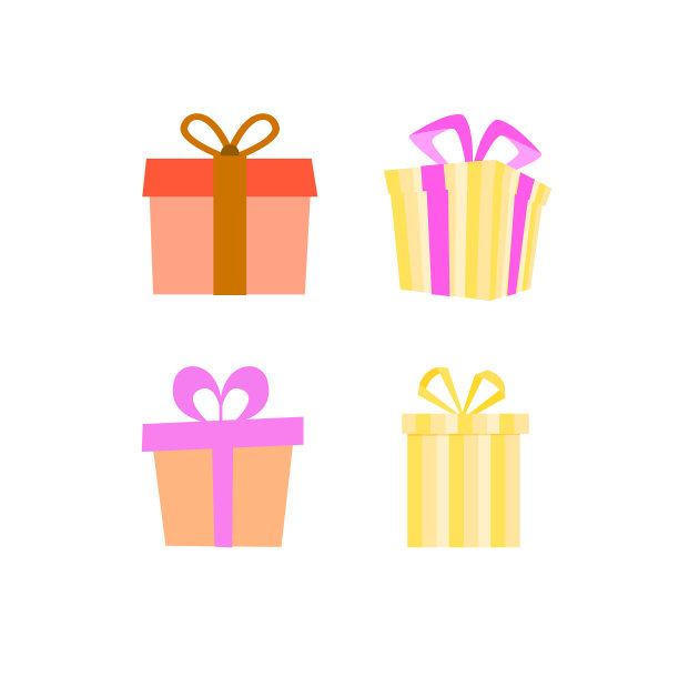 礼物盒套图片下载