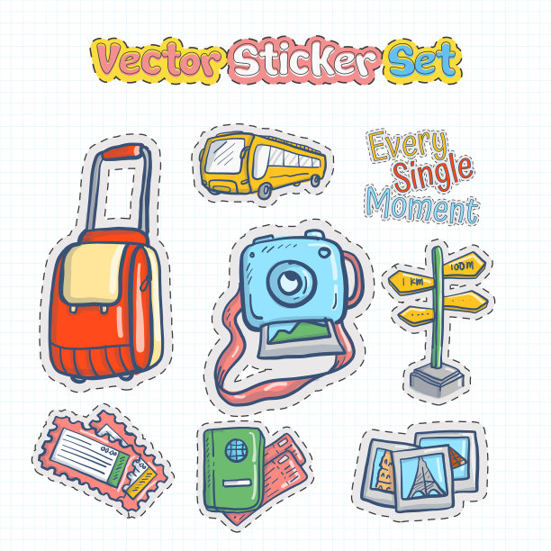 贴纸补丁集图片下载