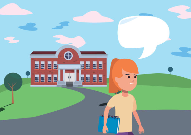 回到学校的平面设计图片下载