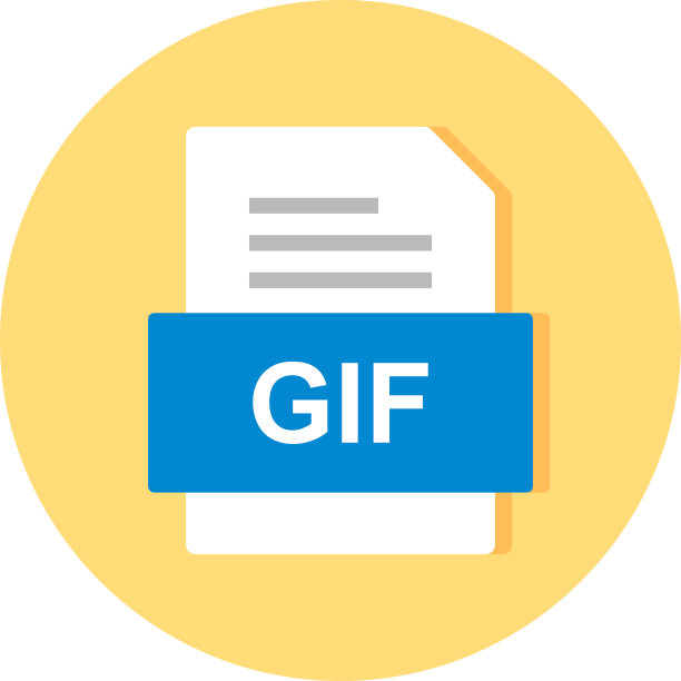GIF文件文档图标图片下载