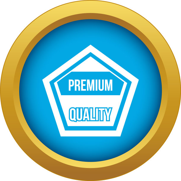 优质标签图标蓝色隔离图片下载