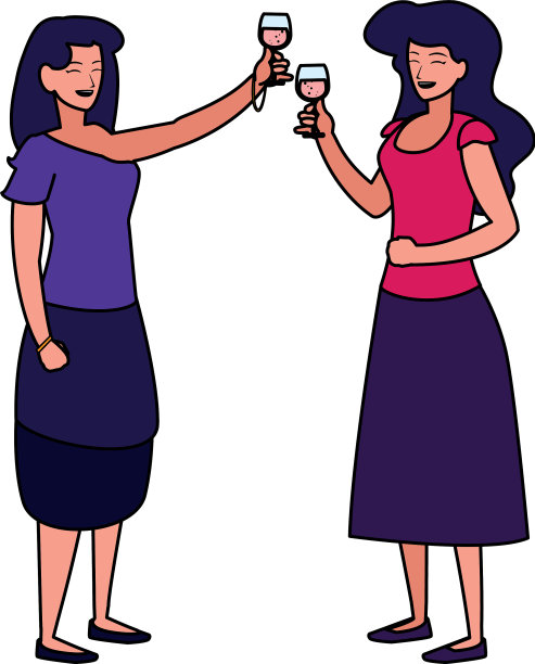 卡通女性设计图片下载