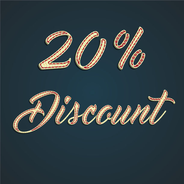 折扣皮革标志图片下载