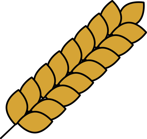 小麦穗自然图标图片下载