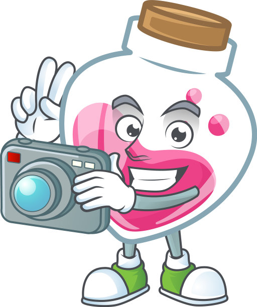 酷摄影师粉色魔药人物与一个图片下载