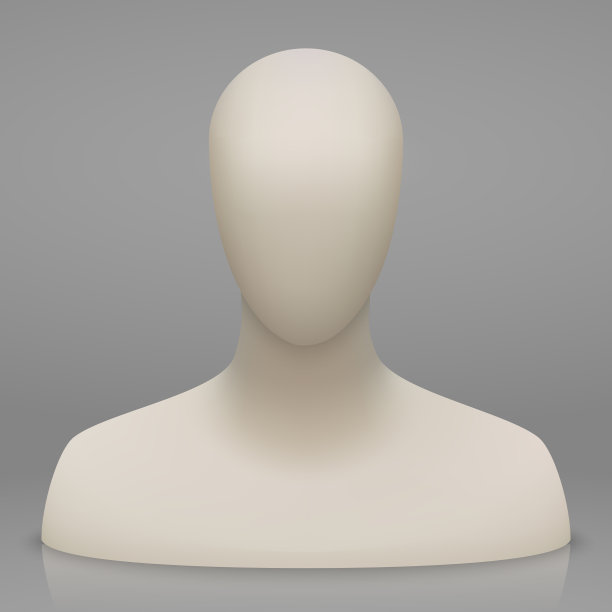 人体模型胸部和头部图片下载