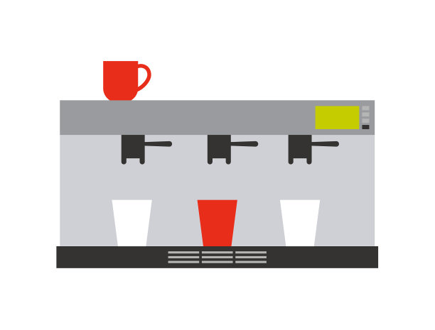 制作饮料的咖啡和茶的机器图片下载