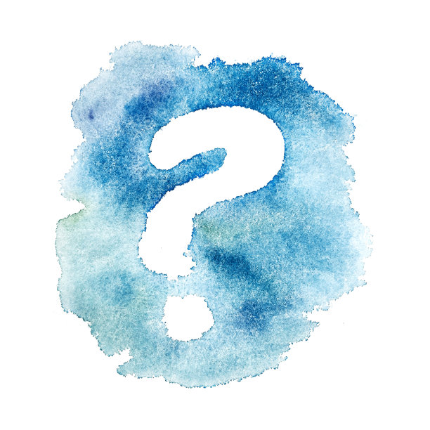 水彩抽象背景与符号问题。水彩彩色纹理。图片下载