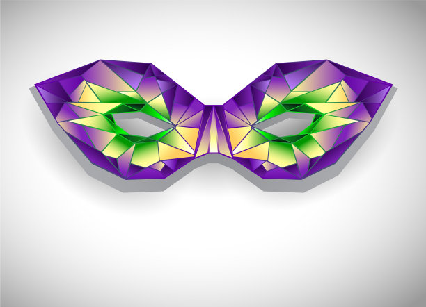 多边形面具狂欢节图片下载