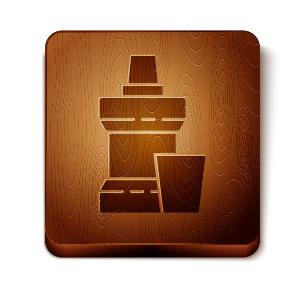 棕色漱口水塑料瓶和玻璃图标图片下载