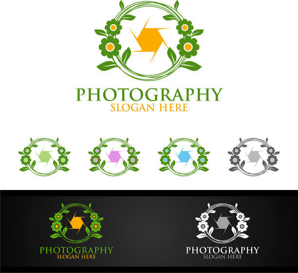 自然婚纱摄影标志图片下载