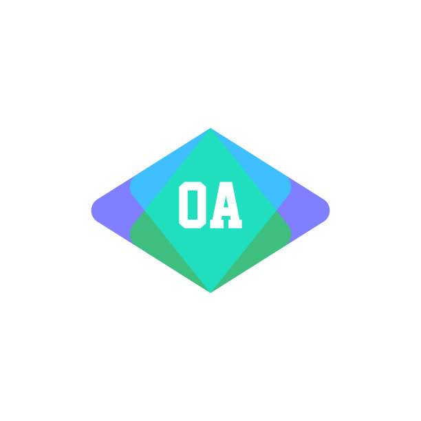 首字母logo oa模板设计图片下载