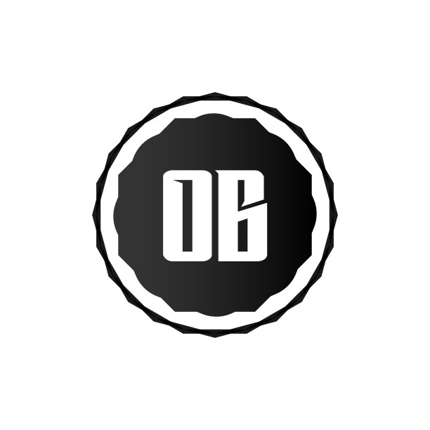 字母OB标志设计模板图片下载