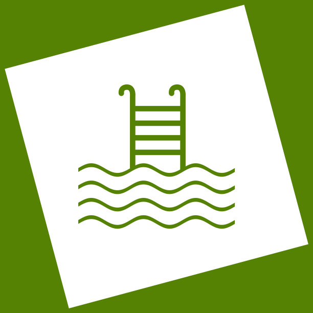 游泳池标志白色图标获得为图片下载