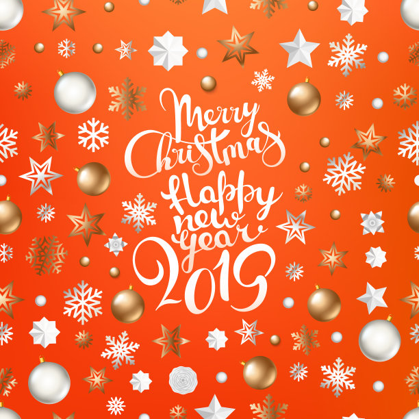 圣诞标志以珊瑚色为背景图片下载