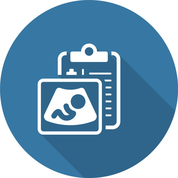 超声平面图标图片下载