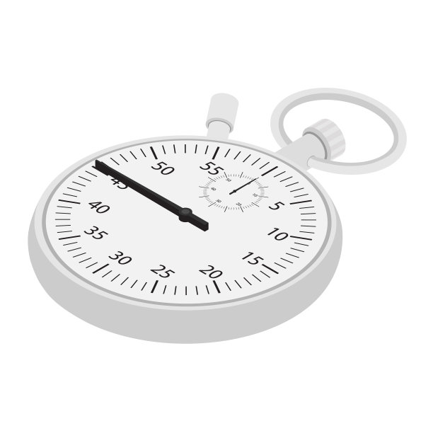 秒表图标等距视图图片下载