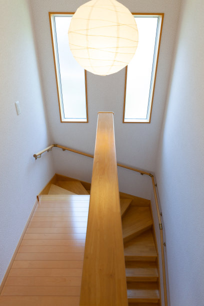 楼梯在干净的生活空间图片下载