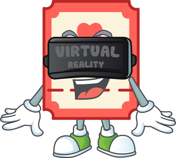 时尚的红色爱情优惠券人物穿着虚拟图片下载