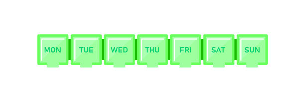 透明塑料组织者为每一天图片下载