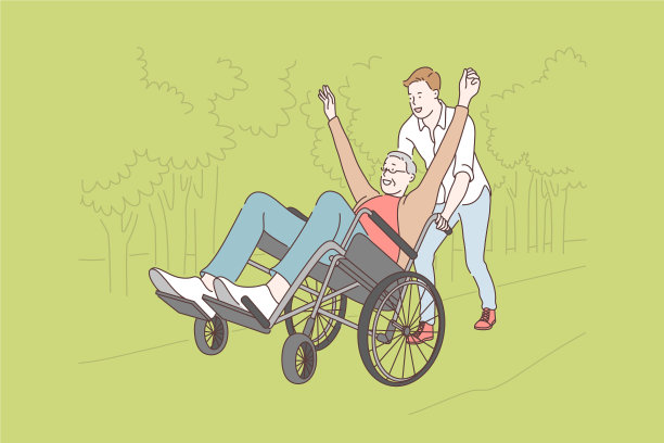 家庭自愿性残疾护理理念图片下载