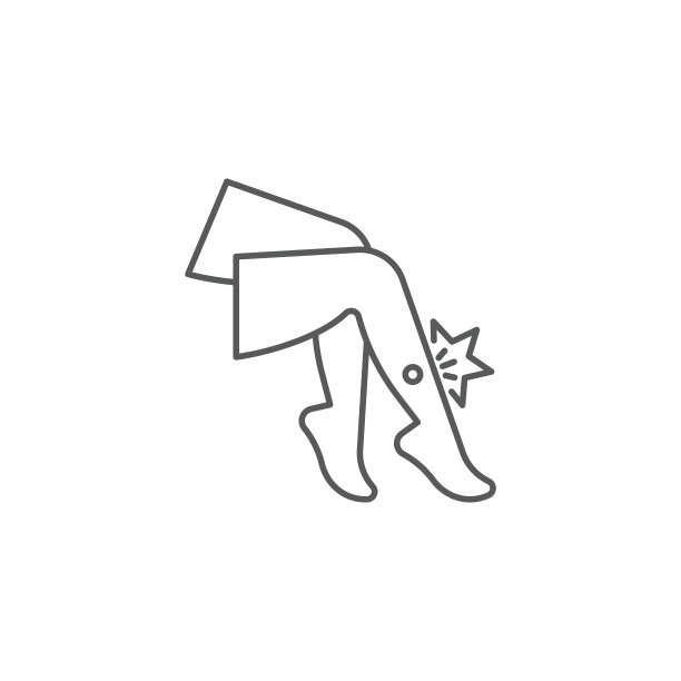 胫骨疼痛矢量图标符号孤立在白色背景图片下载