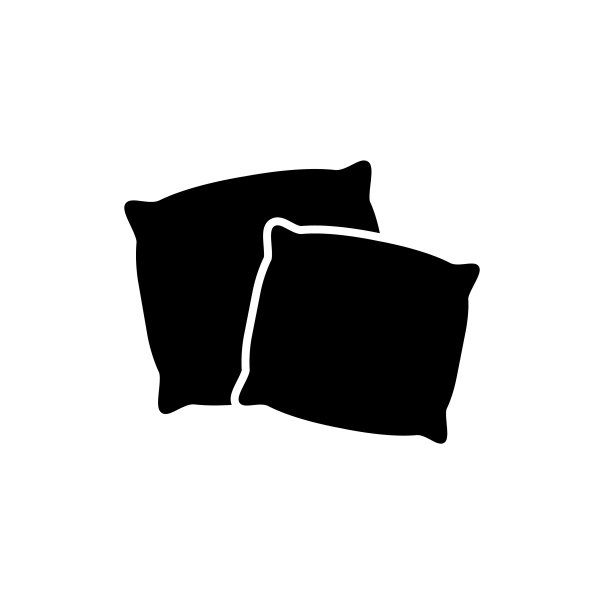 枕头图标矢量插图图片下载