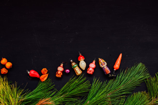 圣诞背景圣诞树新年礼物装饰装饰圣诞冬季手图片下载