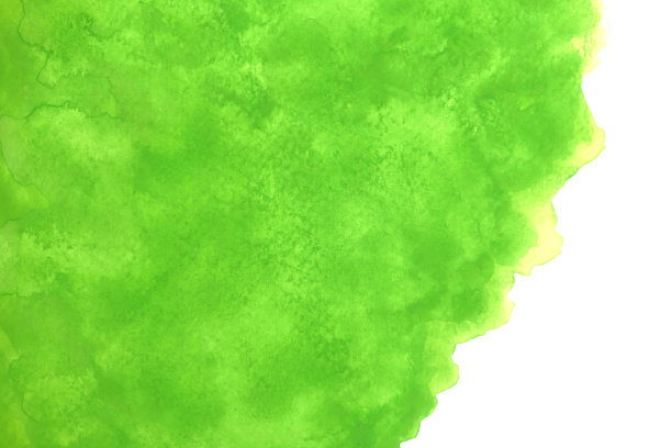 抽象的绿色或浅绿色水彩扩散或染色在白色的背景图片下载