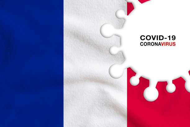 法国被COVID-19冠状病毒致命咬伤图片下载