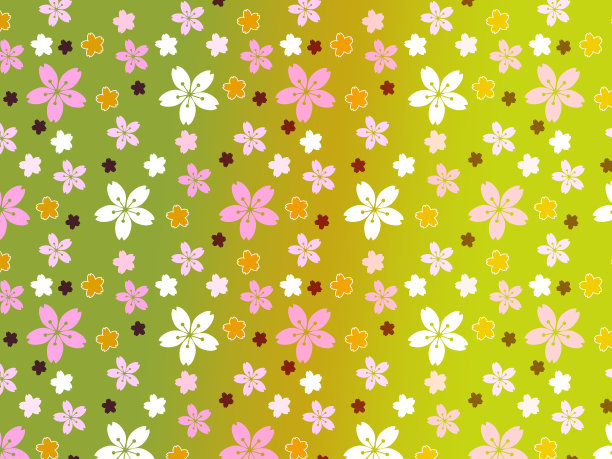 绿色的樱花图片下载