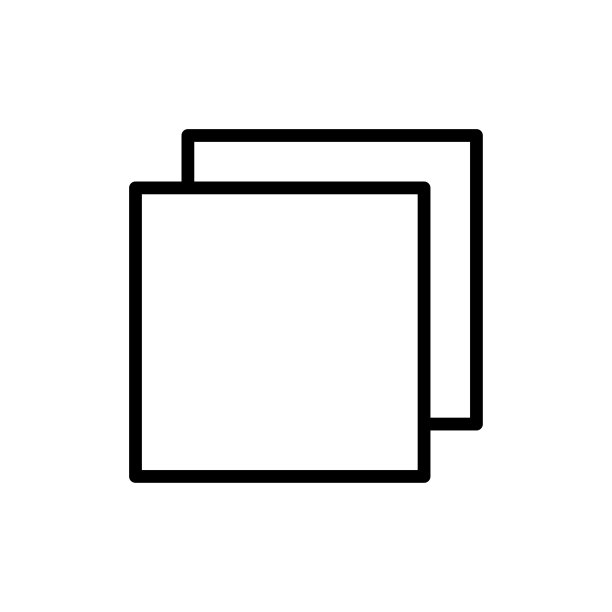 扁平风格倒影图标矢量模板图片下载