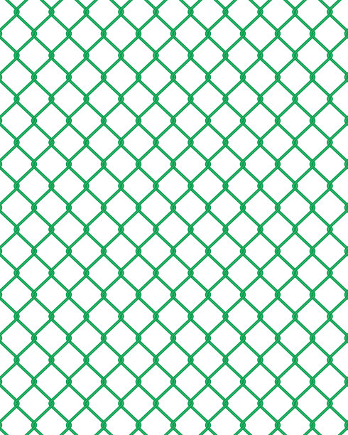 网状围栏无缝图案矢量插画图片下载