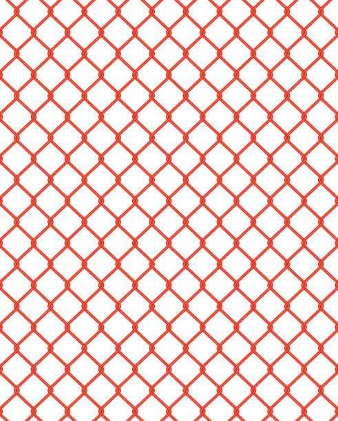 网状围栏无缝图案矢量插画图片下载