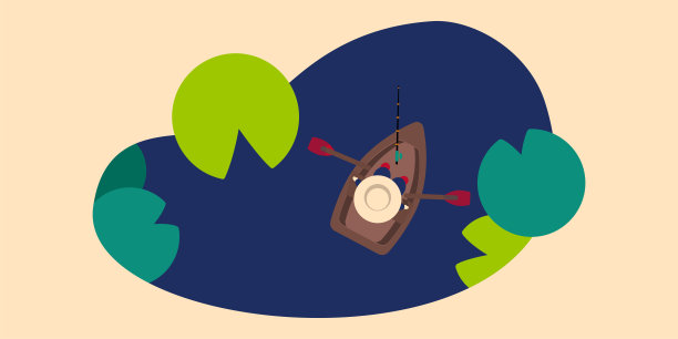 湖上钓鱼图片下载