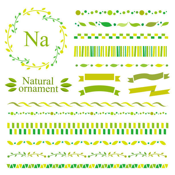 叶线，标题，横线图片下载