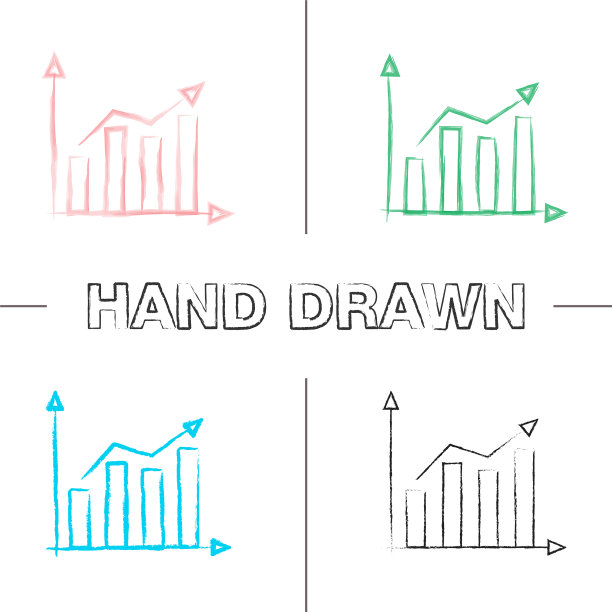 统计手绘图标集图片下载
