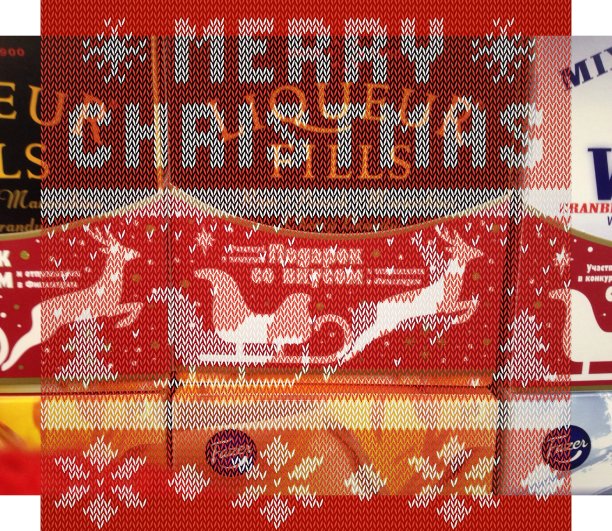 圣诞快乐斯堪的纳维亚风格的无缝图片下载