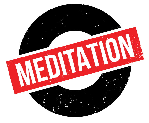 冥想橡皮图章图片下载