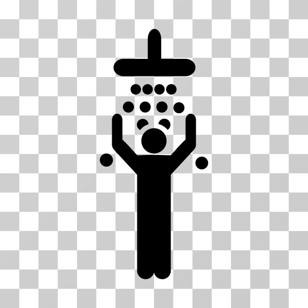 淋浴下的男人图片下载